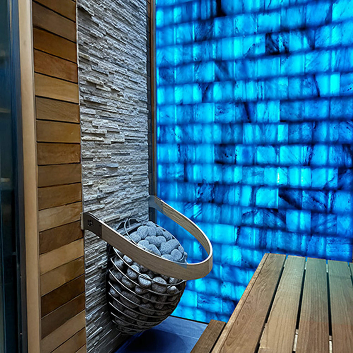 Prosaunas Customizable Himalayan Salt Sauna Wall Kit (SAK32510) - The Vitality Estate