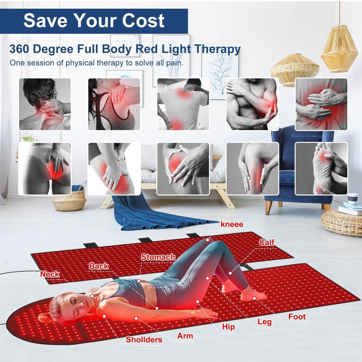 Red Light Infrared Therapy Pad - The Vitality Estate