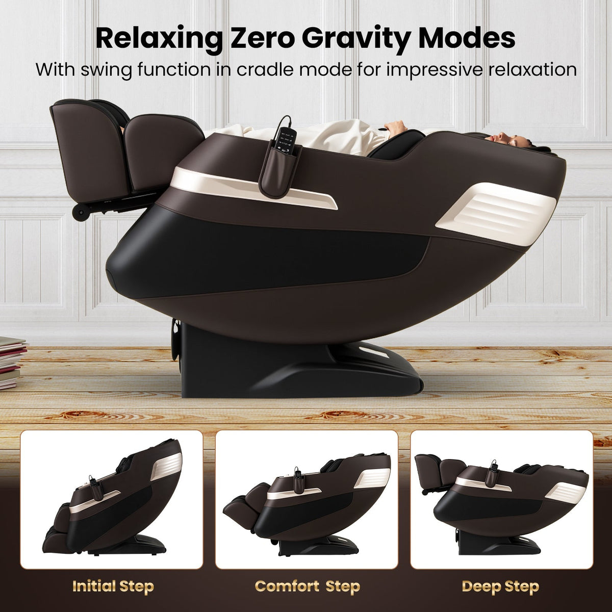 Relaxation 44 - Fully Body Massage Chair with Airbags and Waist Heater - The Vitality Estate