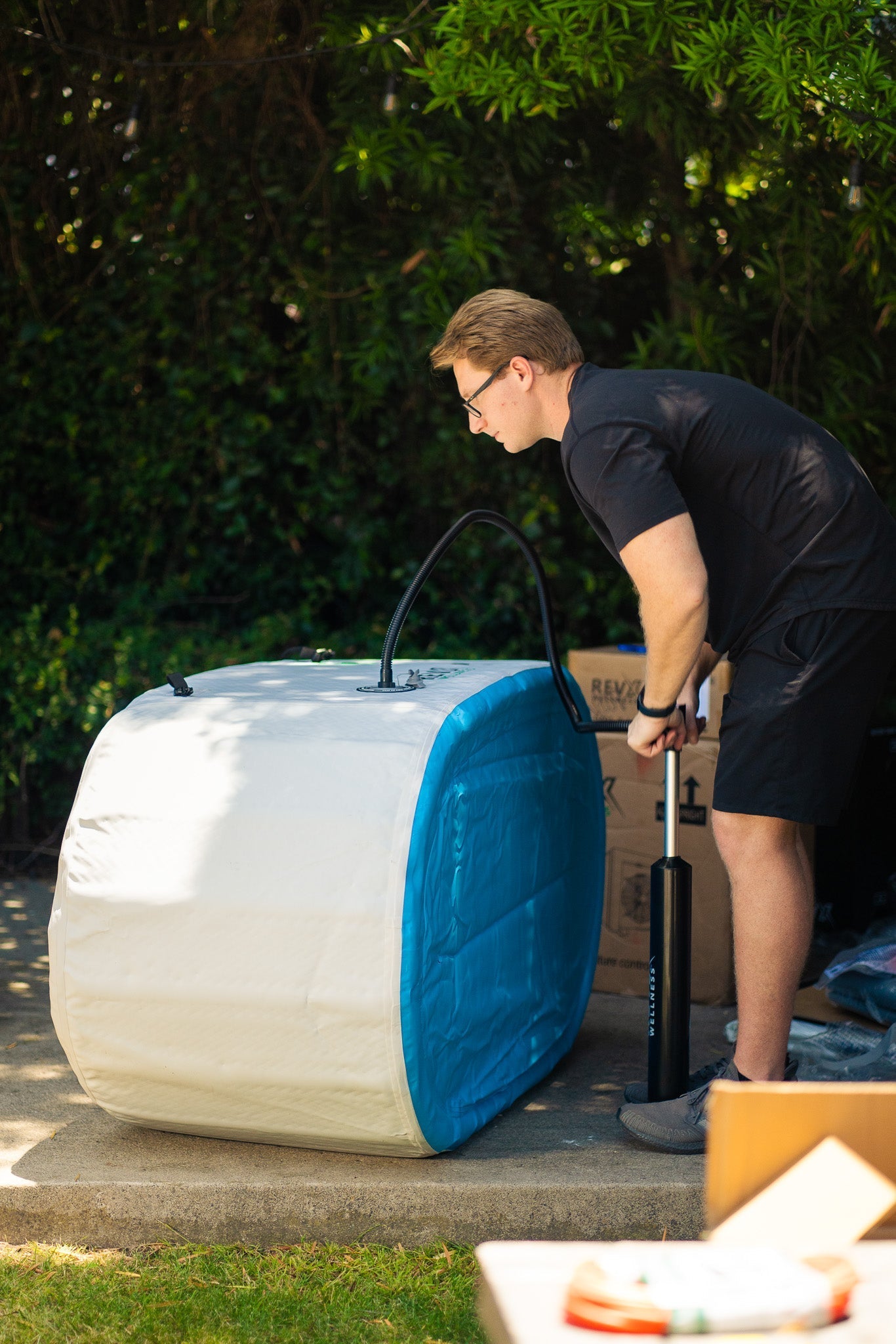RevX Inflatable Tub Deluxe - The Vitality Estate