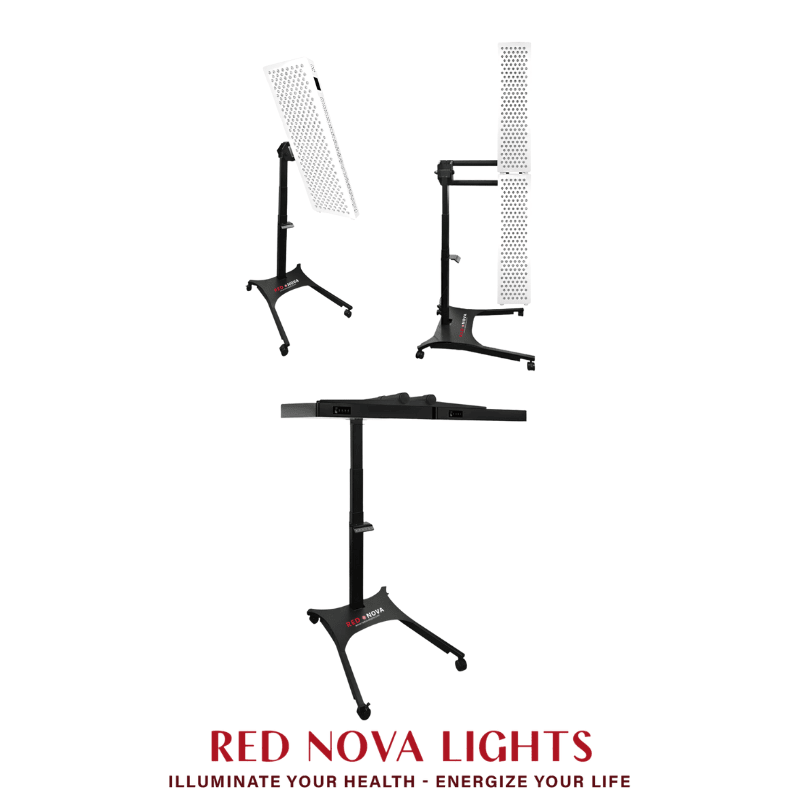 RNL900 & RNL1500 Premium Electric Mobile Stand for Red Light Therapy Panels - The Vitality Estate