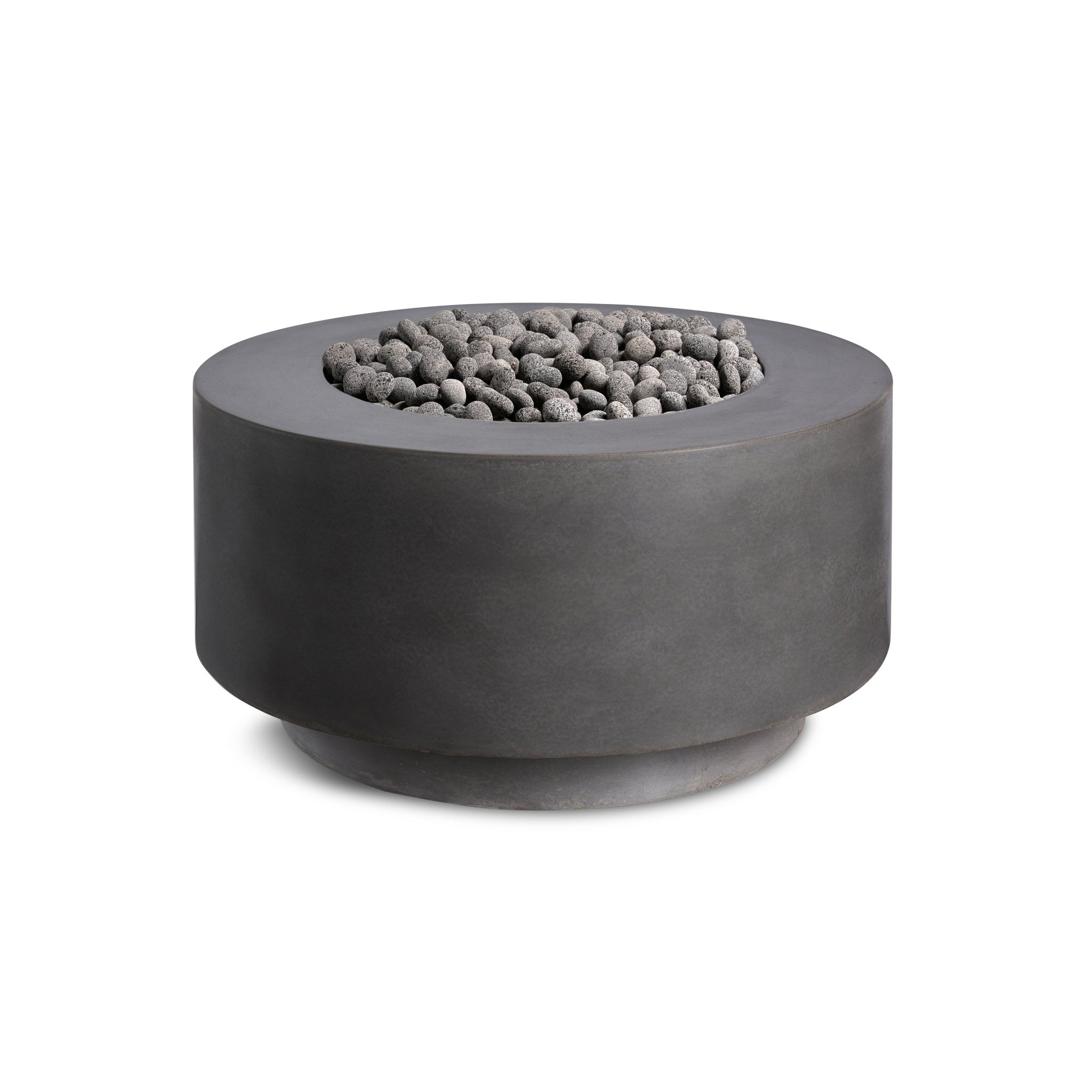 Rund | Cylindrical Concrete Fire Bowl - The Vitality Estate