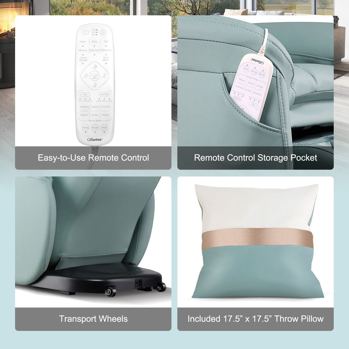 Soothe 26 - Full Body Zero Gravity Massage Chair with Pillow - The Vitality Estate