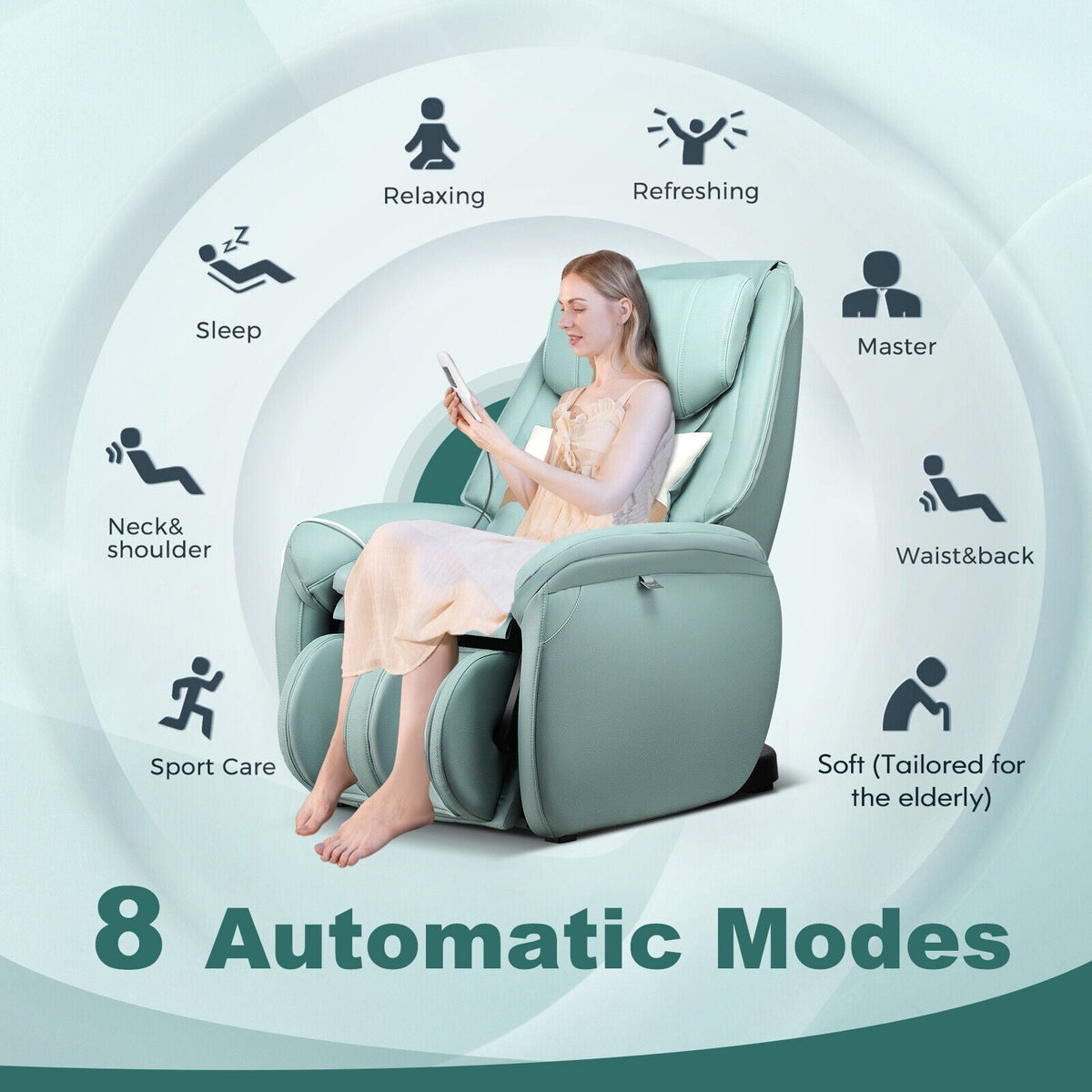 Soothe 26 - Full Body Zero Gravity Massage Chair with Pillow - The Vitality Estate