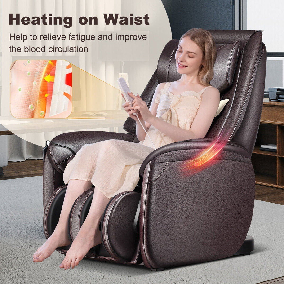 Soothe 26 - Full Body Zero Gravity Massage Chair with Pillow - The Vitality Estate