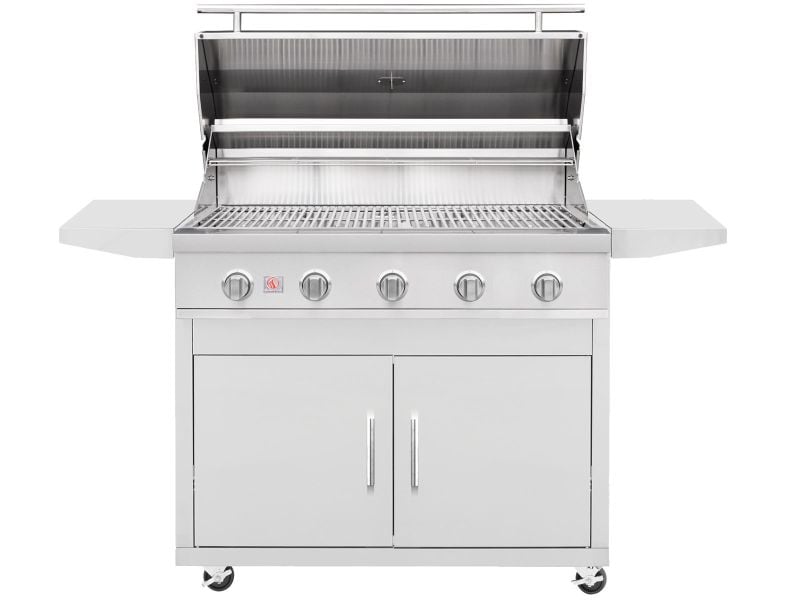 Summerset Sizzler 40-Inch 5-Burner Freestanding Gas Grill - The Vitality Estate