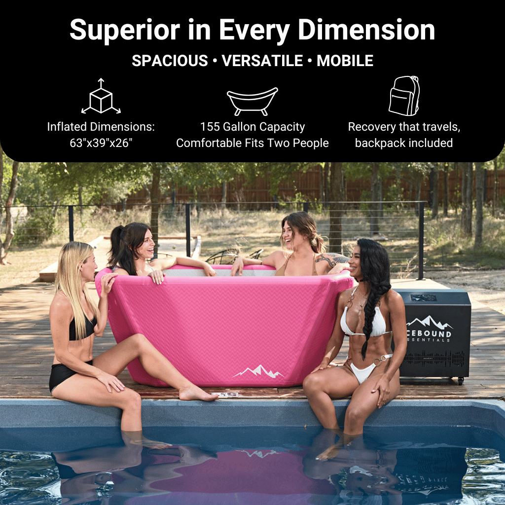 The Pink Endurance Plunge Tub - The Vitality Estate