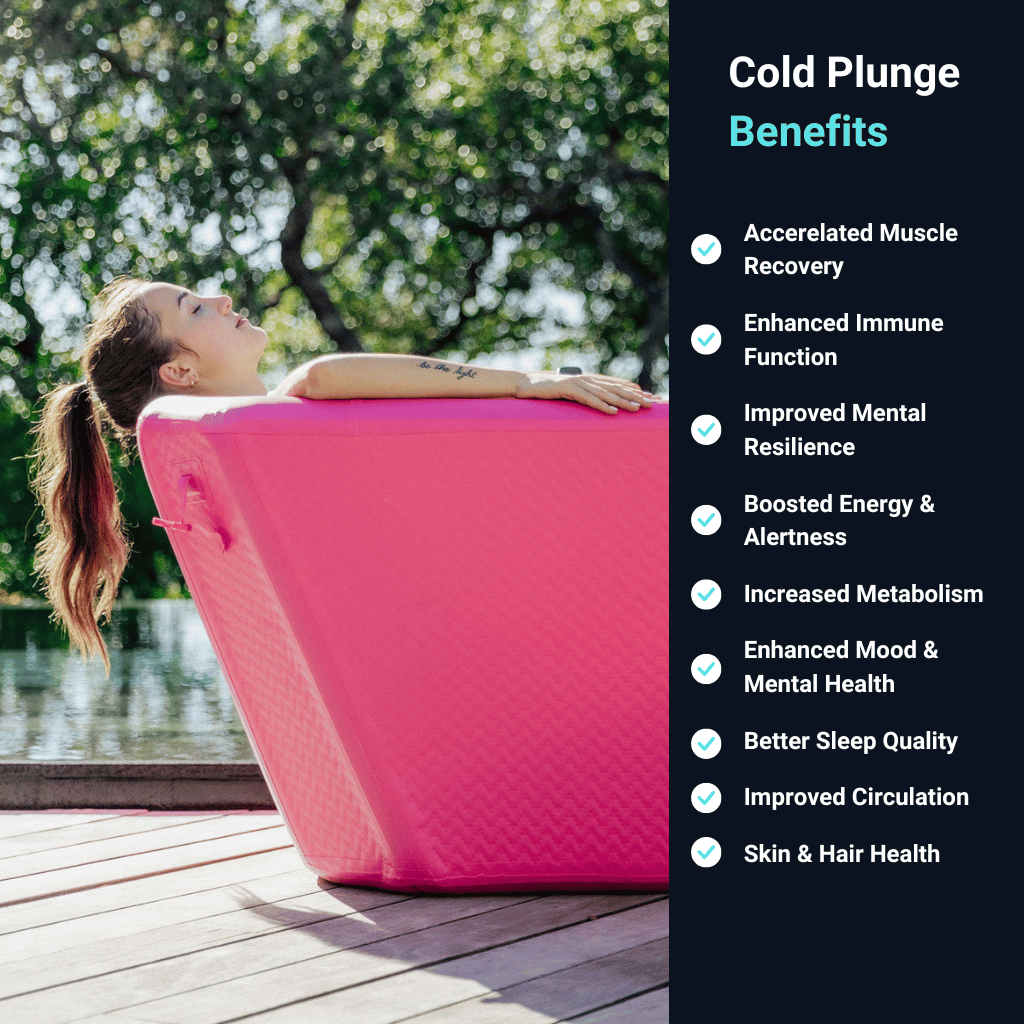 The Pink Endurance Plunge Tub - The Vitality Estate
