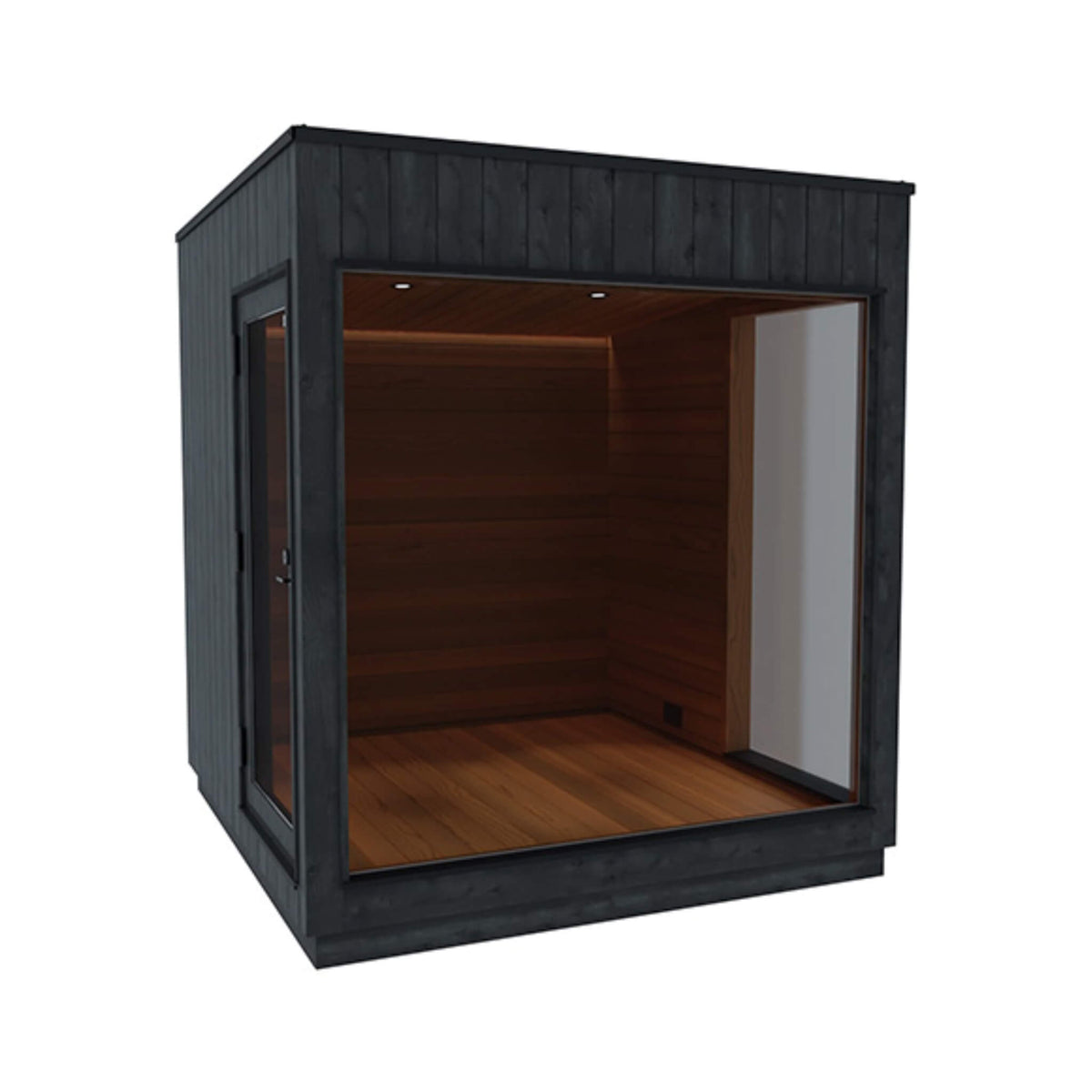 ThermaSol Nordic Misty Outdoor Lounge Medium Sauna Cabin (SAK57649) - The Vitality Estate