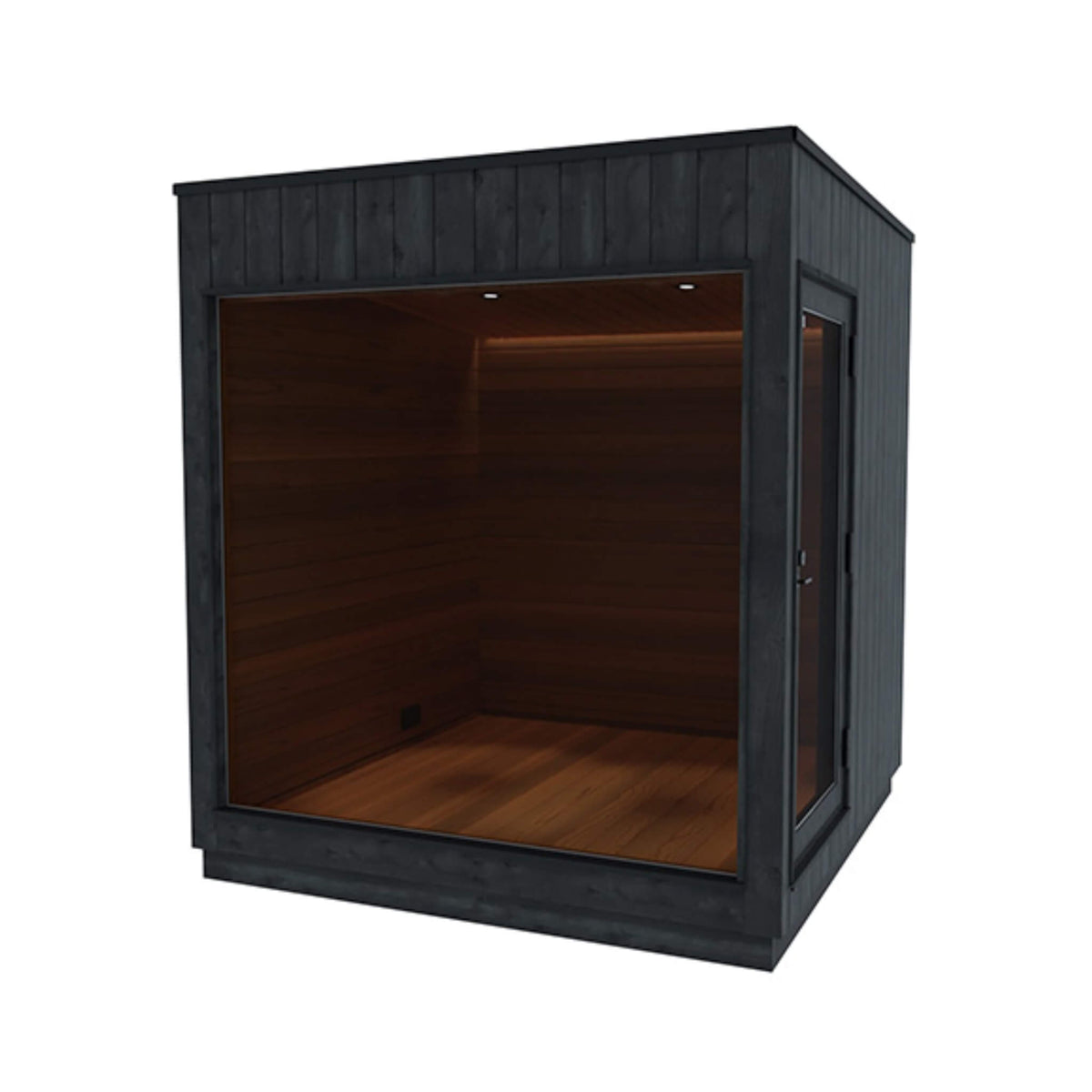 ThermaSol Nordic Misty Outdoor Lounge Medium Sauna Cabin (SAK57649) - The Vitality Estate