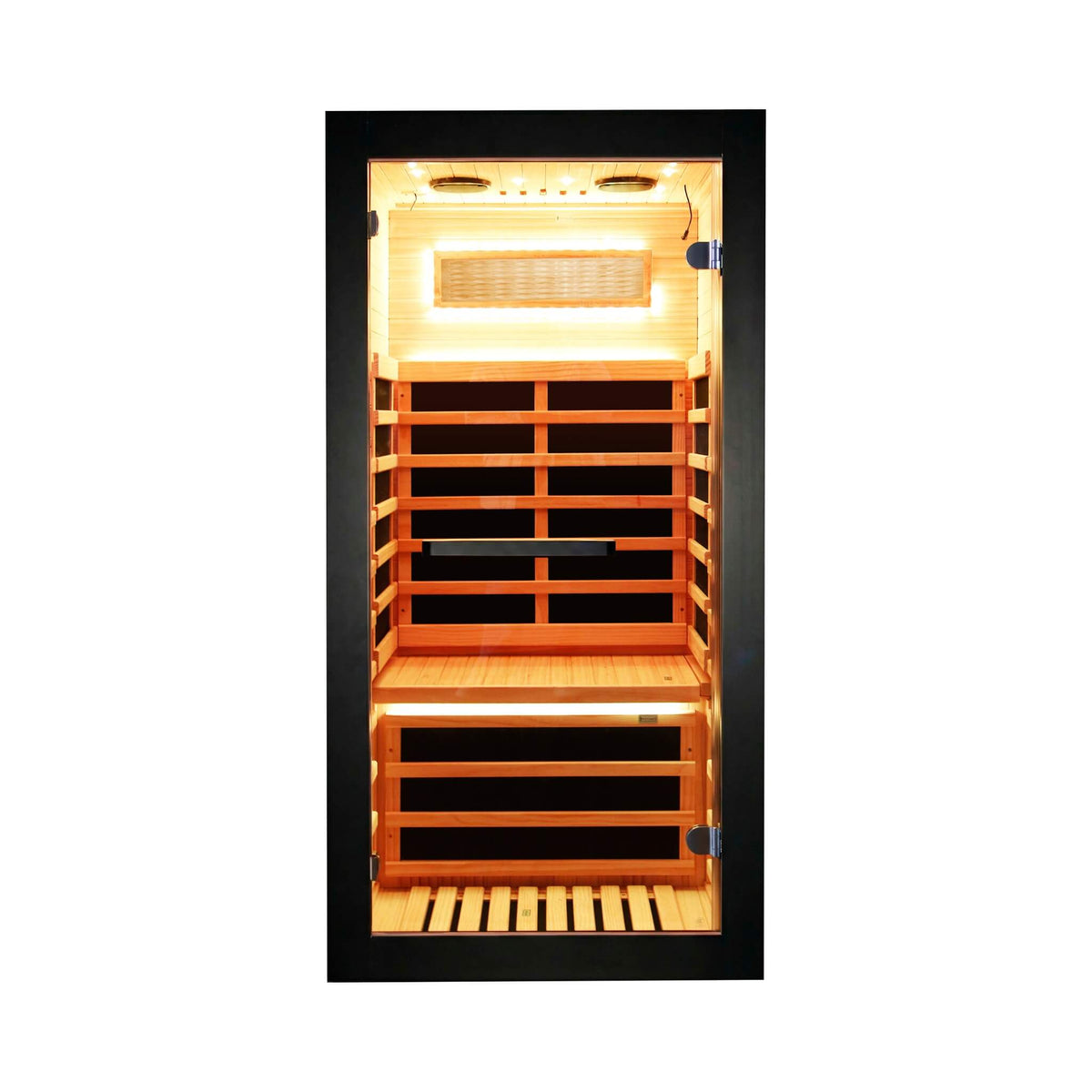 Thermora Solara Single-Person Chilean Pine Infrared Sauna Cabin (SAK57926) - The Vitality Estate