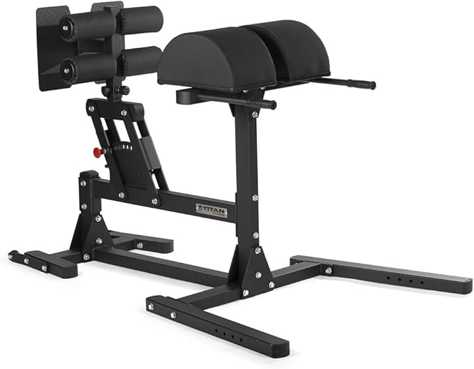 Titan Fitness Glute and Ham Developer, Adjustable GHD Machine, Comfortable Padding, Durable Steel Build, Workout Equipment for Commercial and Home Gym - The Vitality Estate