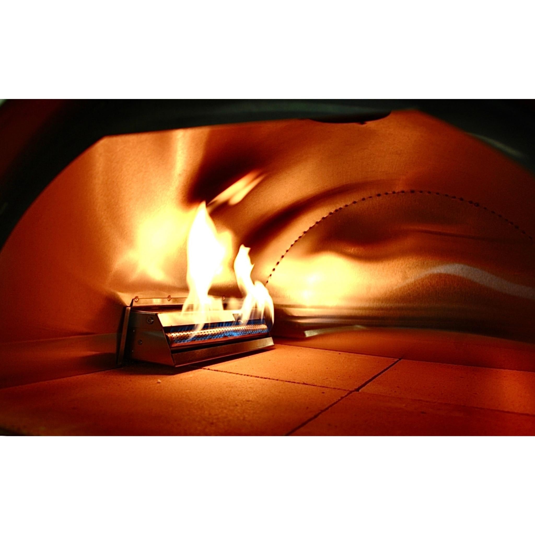 Traditional 25" Dual Fueled Pizza Oven With Gas Attachment- Wood and Gas Powered - The Vitality Estate