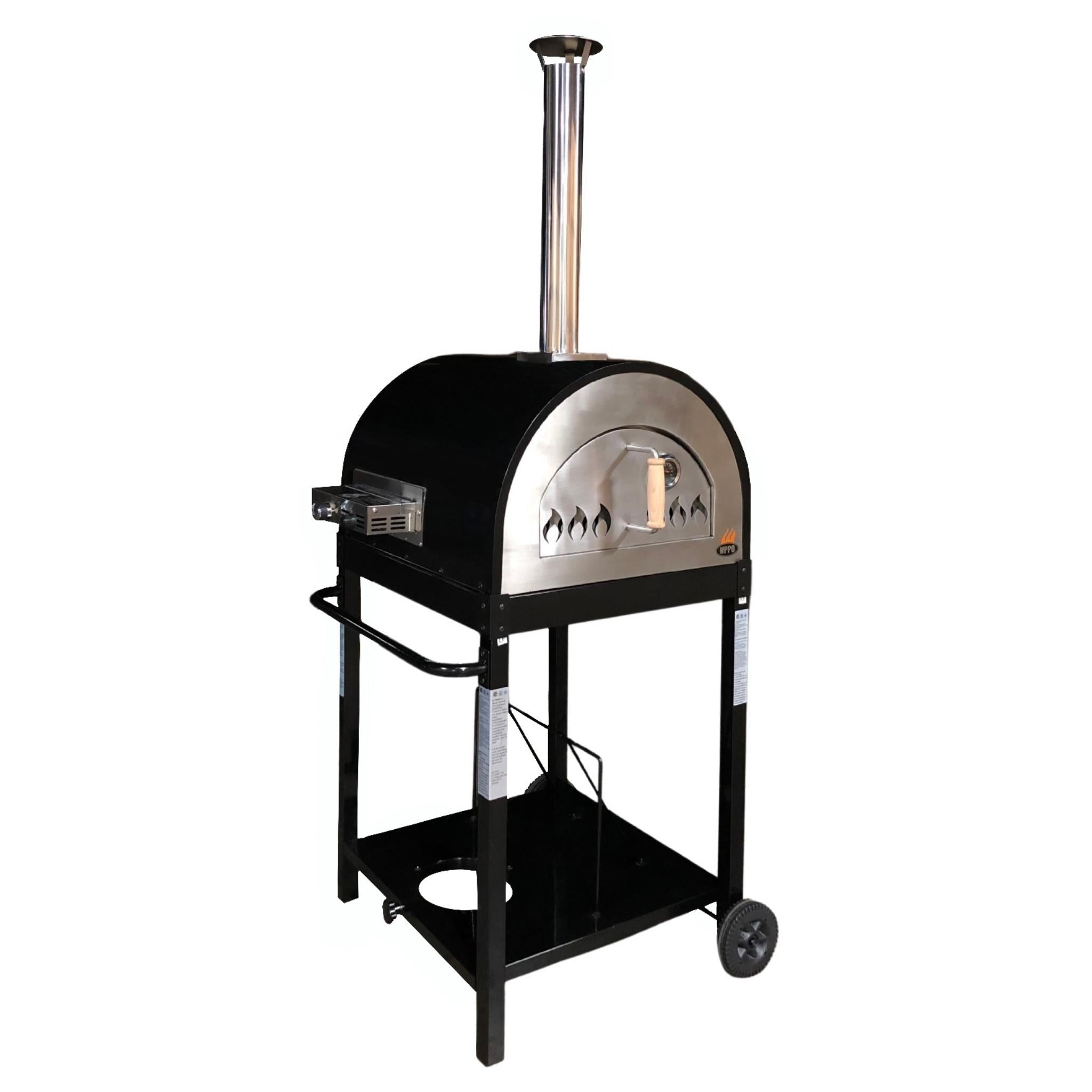 Traditional 25" Dual Fueled Pizza Oven With Gas Attachment- Wood and Gas Powered - The Vitality Estate