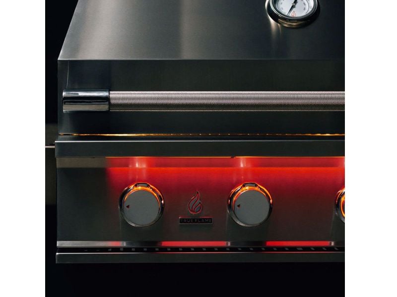 TrueFlame 25-Inch 3-Burner Freestanding Gas Grill with Grill Lights - The Vitality Estate