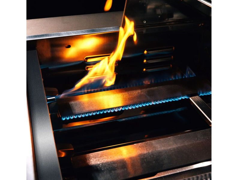 TrueFlame 25-Inch 3-Burner Freestanding Gas Grill with Grill Lights - The Vitality Estate