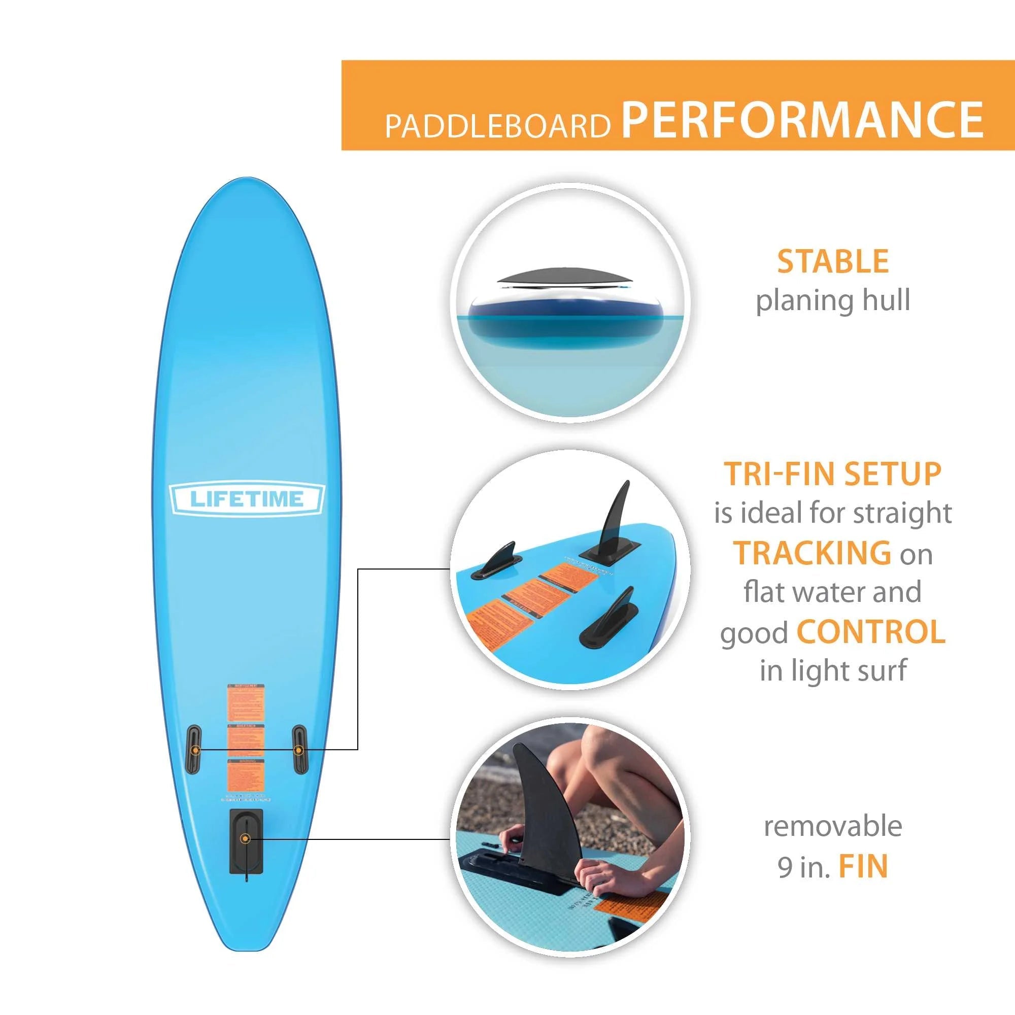 Vista 11 Ft. Inflatable Stand-Up Paddle Board (90934) - The Vitality Estate
