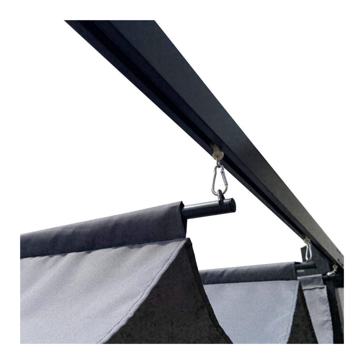 [10X13FT] Alora Premium Outdoor Patio Retractable Pergola With Canopy (SAK01864) - The Vitality Estate