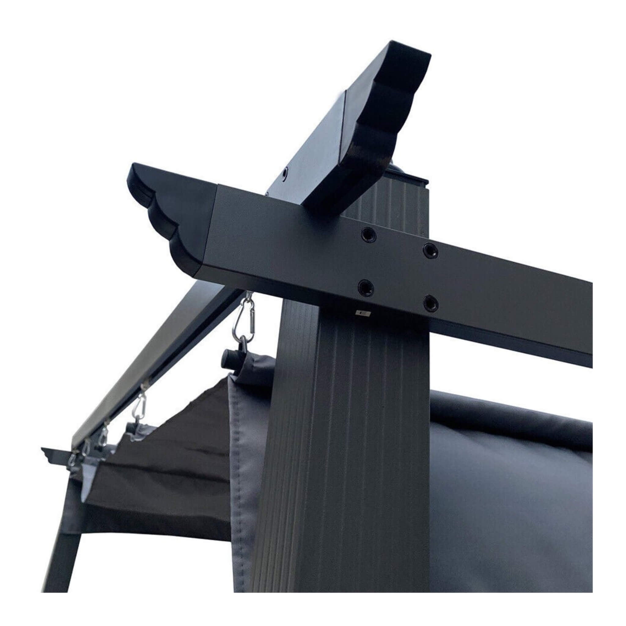 [10X13FT] Alora Premium Outdoor Patio Retractable Pergola With Canopy (SAK01864) - The Vitality Estate
