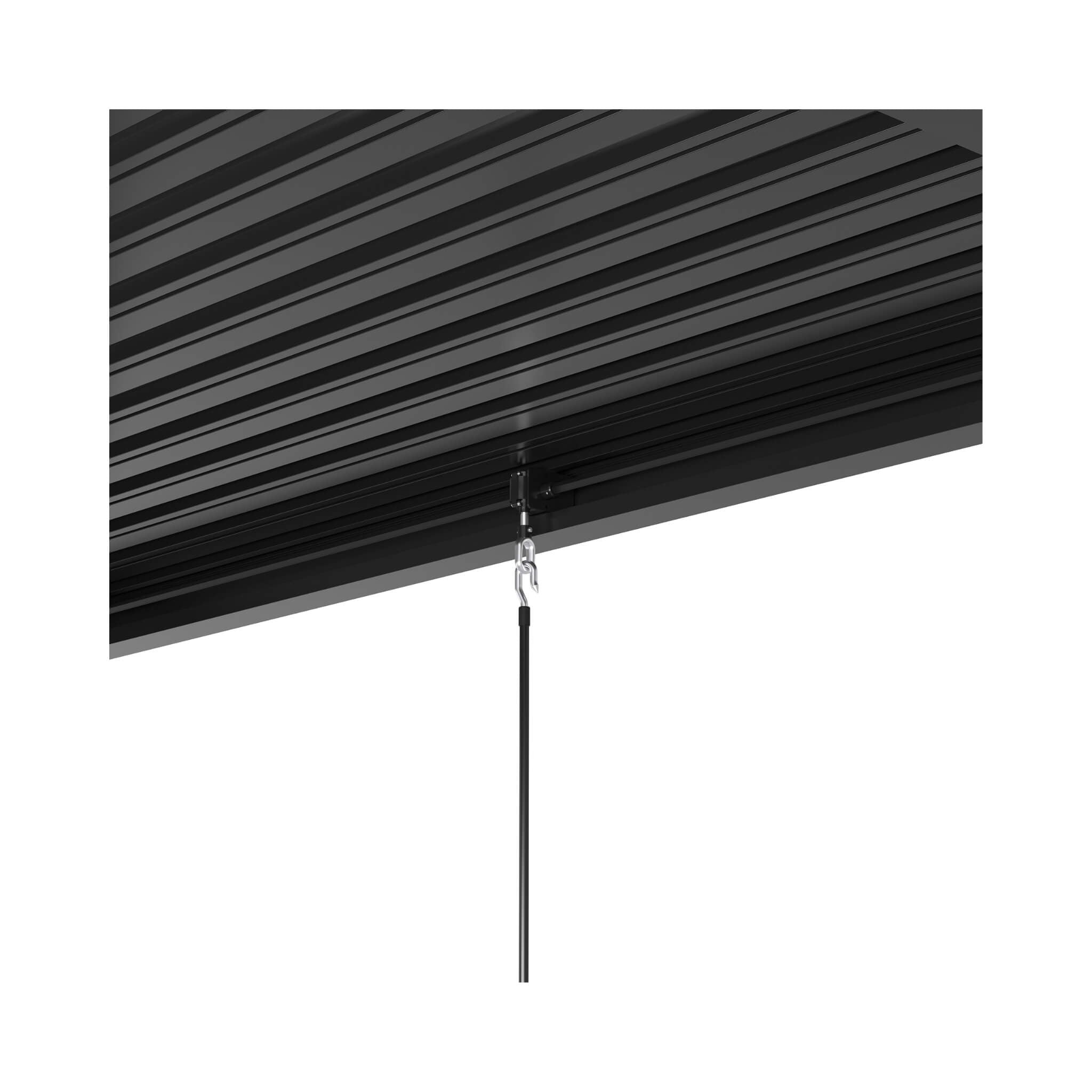 [10X19FT] Alora Modern Durable All-Weather Outdoor Pergola With Aluminum Frame And Steel Louvers (SAK32691) - The Vitality Estate