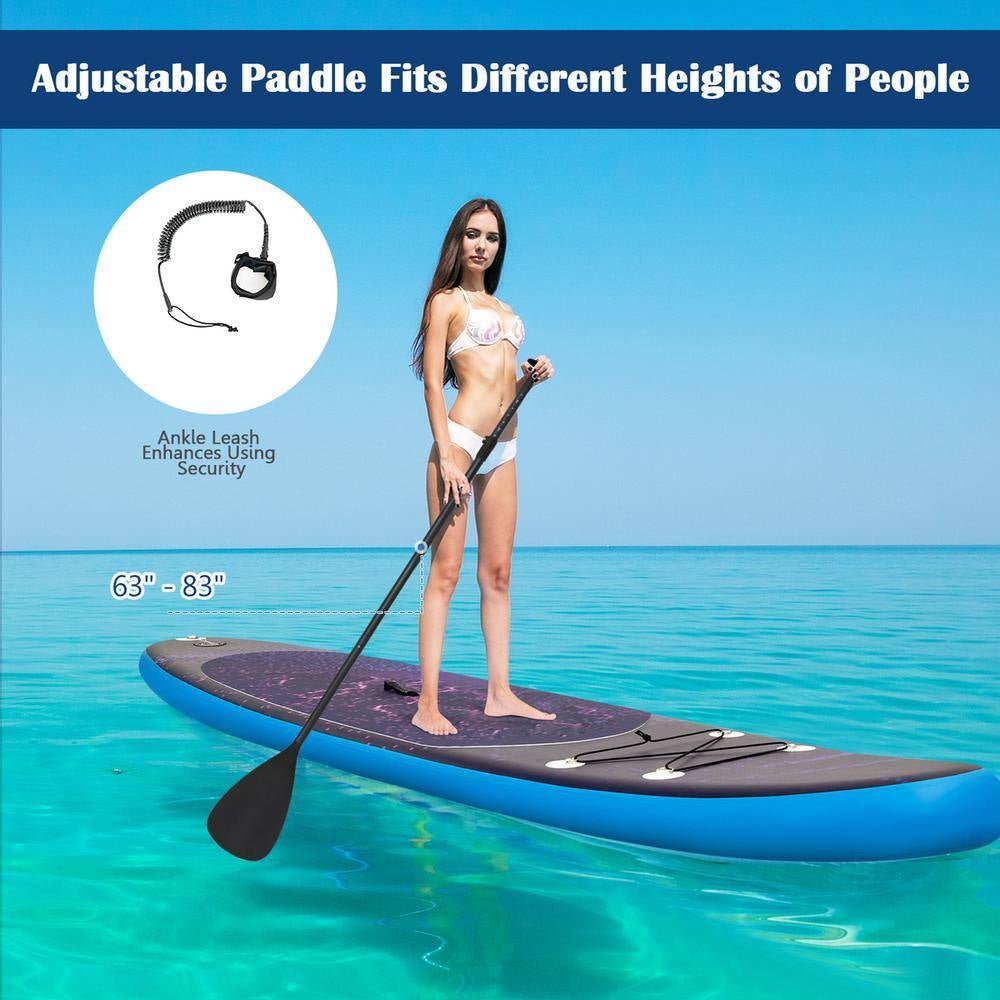 11 Ft. Inflatable Stand-Up Paddle Board Non-Slip Deck Surfboard with Hand Pump - The Vitality Estate