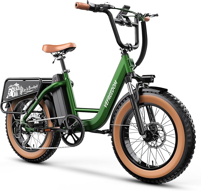1500W Peak Motor Electric Bike for Adults Up to 80 Miles 30MPH Dirt Ebike 20" x 4 Fat Tire 48V 20Ah Removable Battery Mountain E Bike Commuter Full Suspension Bicycles for Men Women - The Vitality Estate
