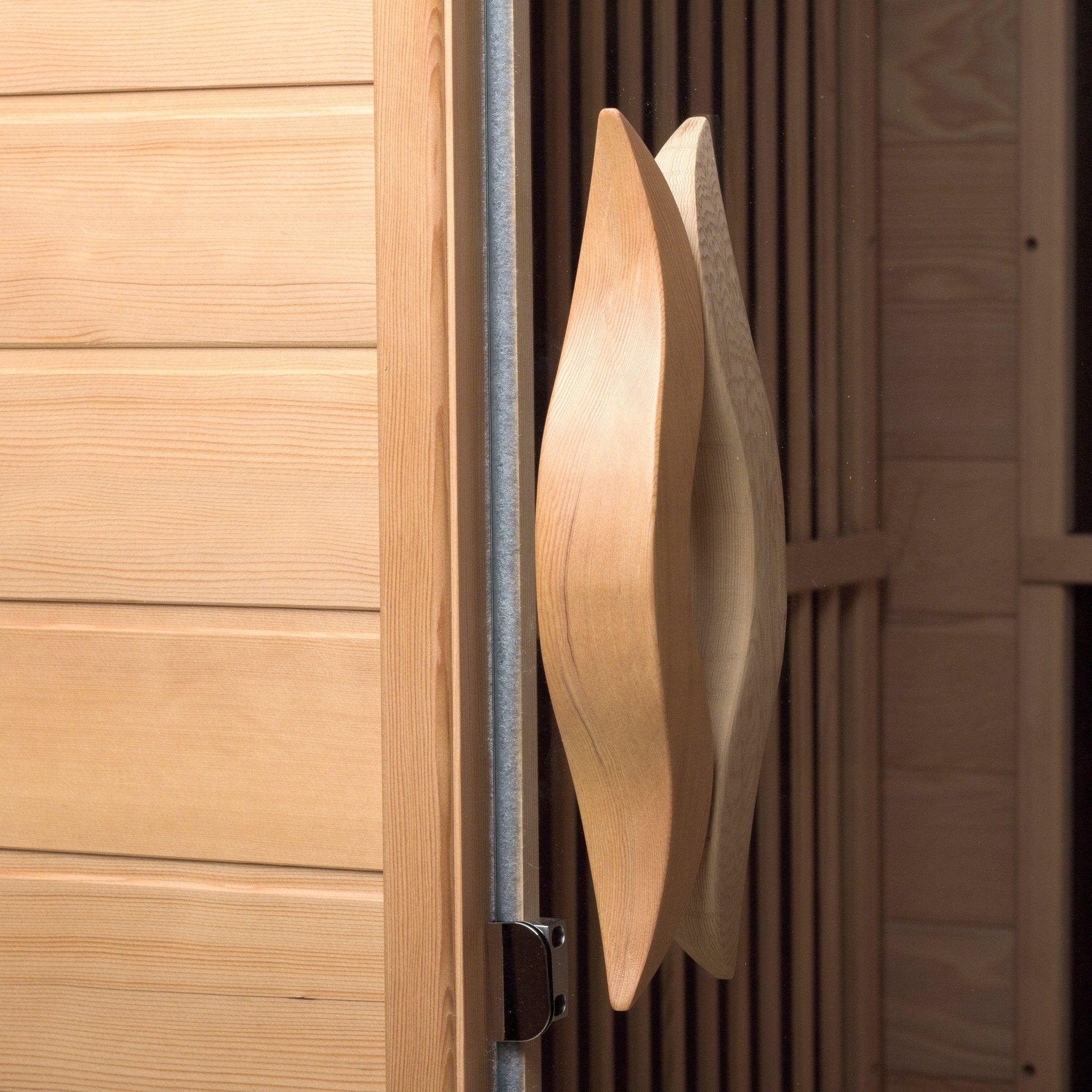2-Person Carbon Infrared Sauna - Canadian Hemlock Wooden Sauna - 1700 Watts - Premium Audio - The Vitality Estate
