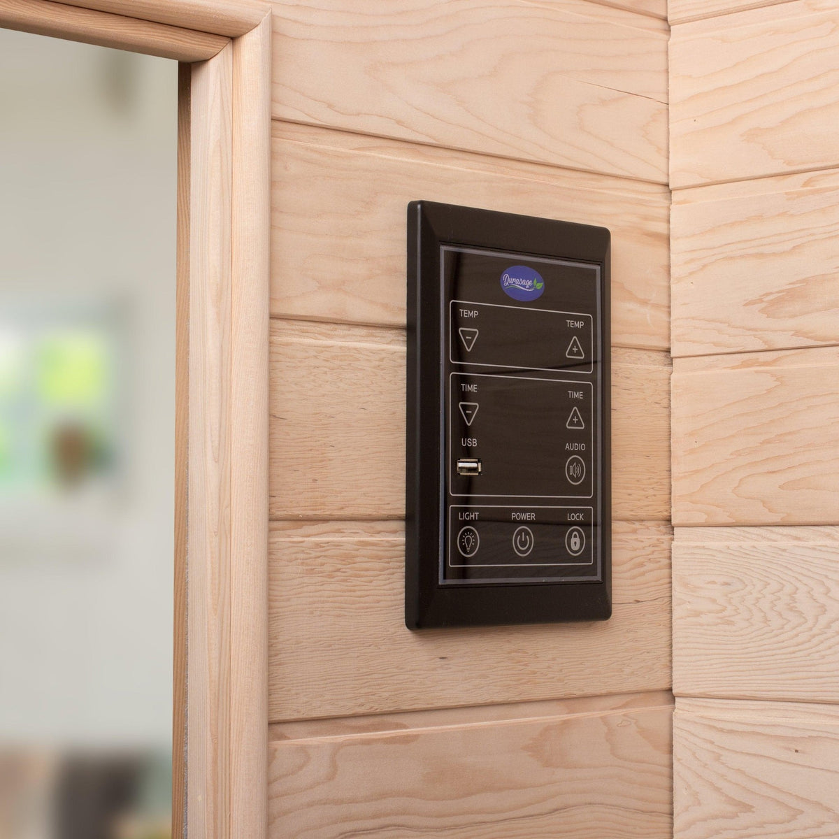2-Person Carbon Infrared Sauna - Canadian Hemlock Wooden Sauna - 1700 Watts - Premium Audio - The Vitality Estate