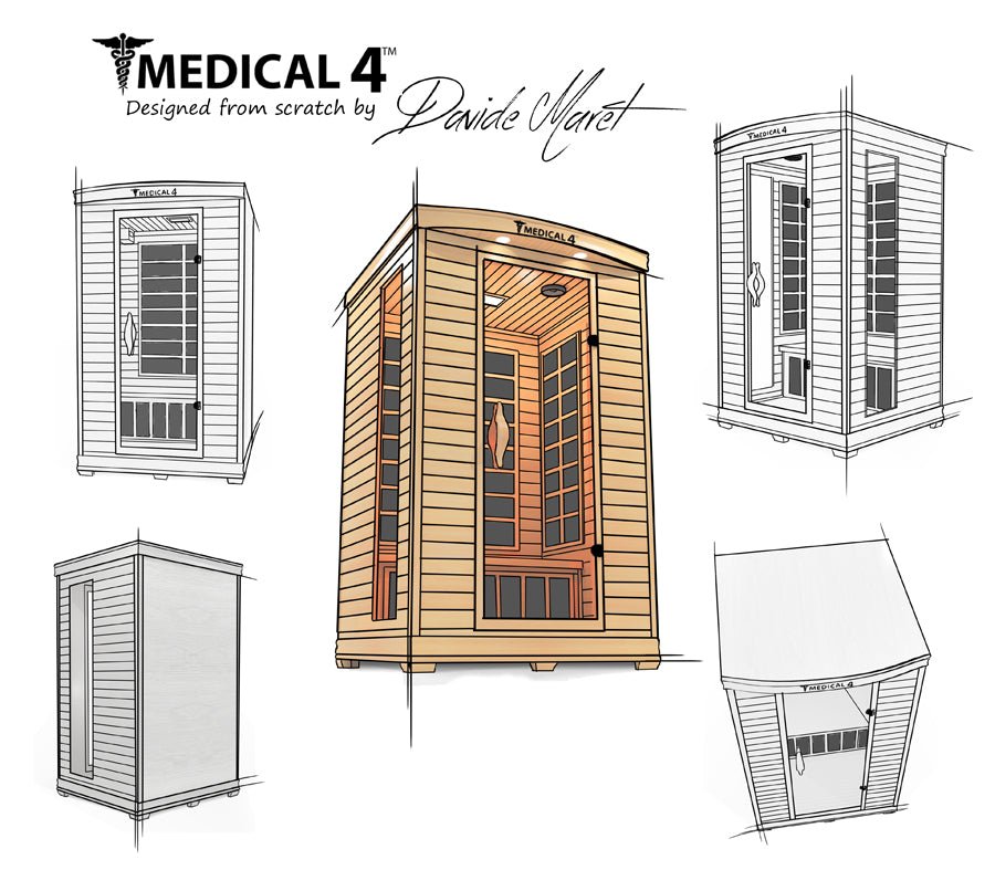 2 Person Home Full Spectrum Infrared Sauna | Medical 4™ - The Vitality Estate