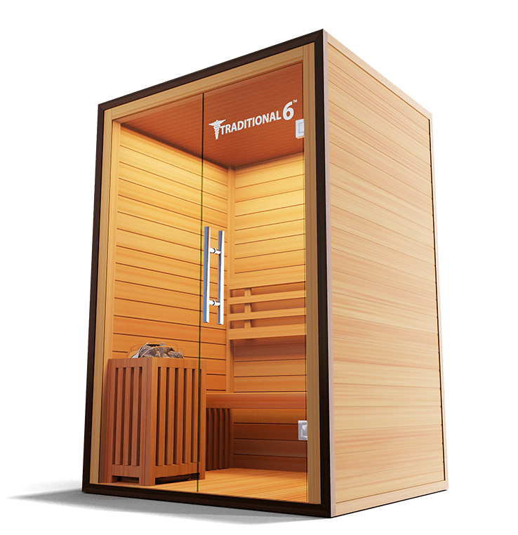 2 Person Home Stream Sauna | Traditional 6™ - The Vitality Estate