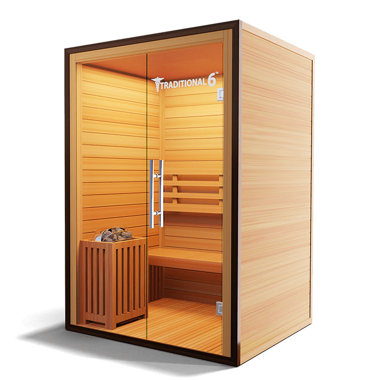 2 Person Home Stream Sauna | Traditional 6™ - The Vitality Estate
