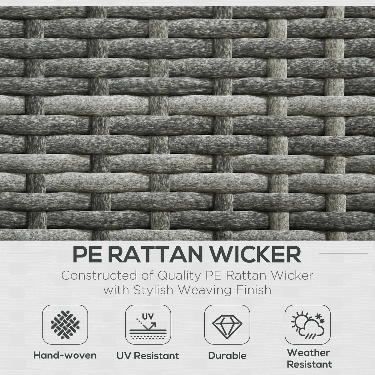 2 Piece Rattan Outdoor Patio Couch Set - The Vitality Estate