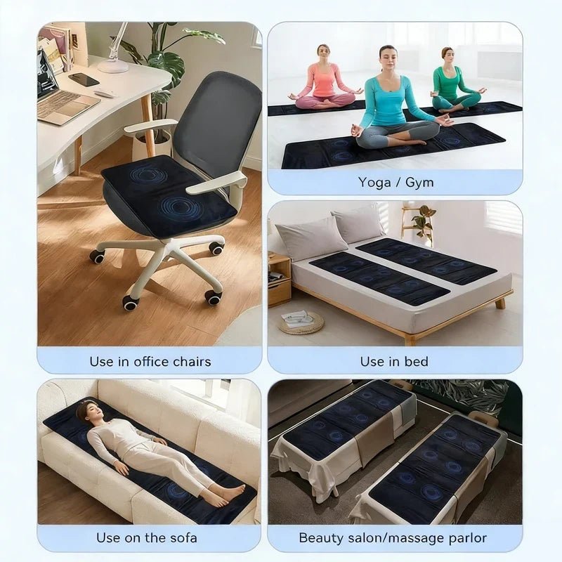 200*60cm PEMF Mat PEMF Magnetic Therapy Device Physio Magneto Machine Full Body Pain Relief Improve Sleep Boost Circulation - The Vitality Estate