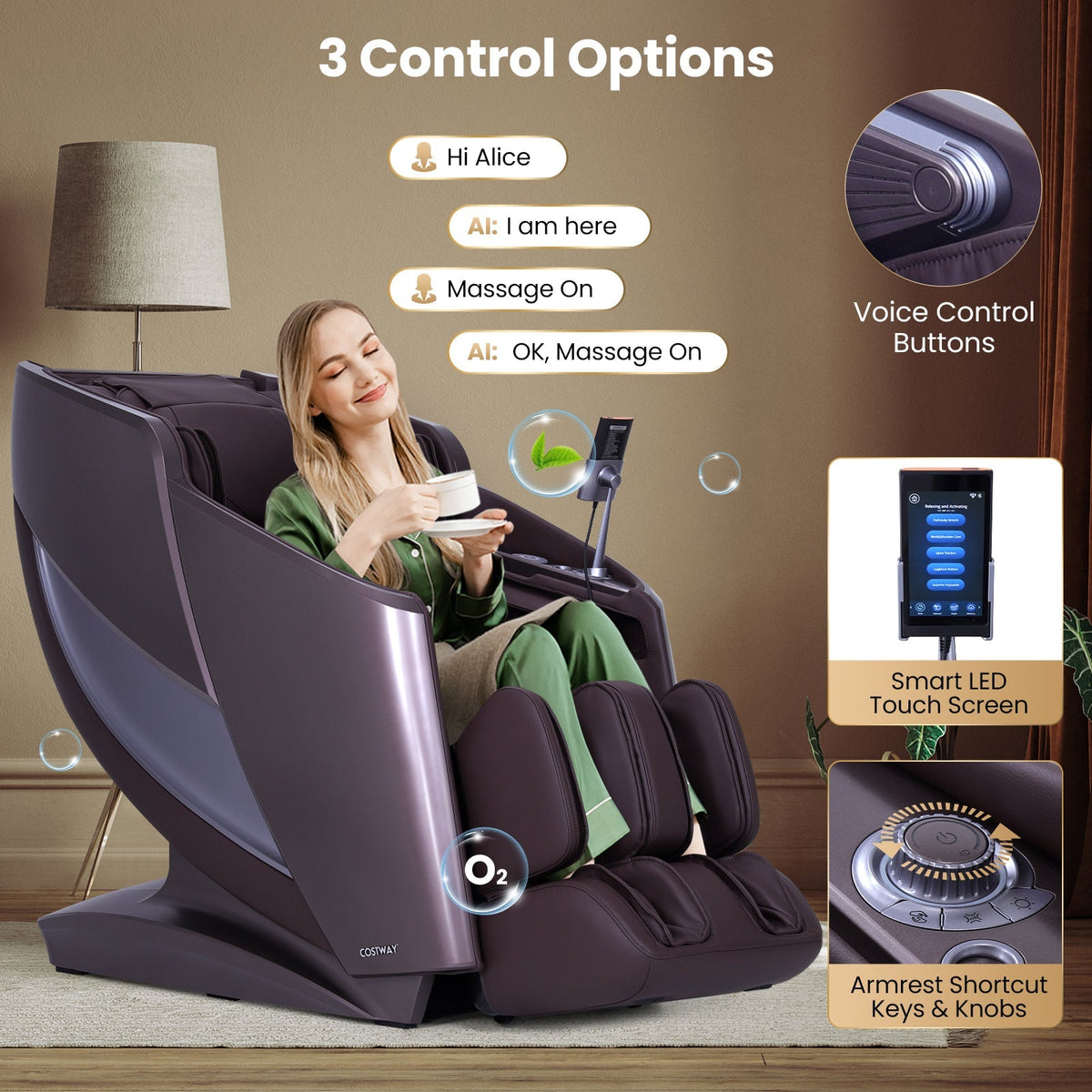 2025 Enjoyment 42 - Full Body Zero Gravity Massage Recliner with Airbags and Foot Rollers - The Vitality Estate