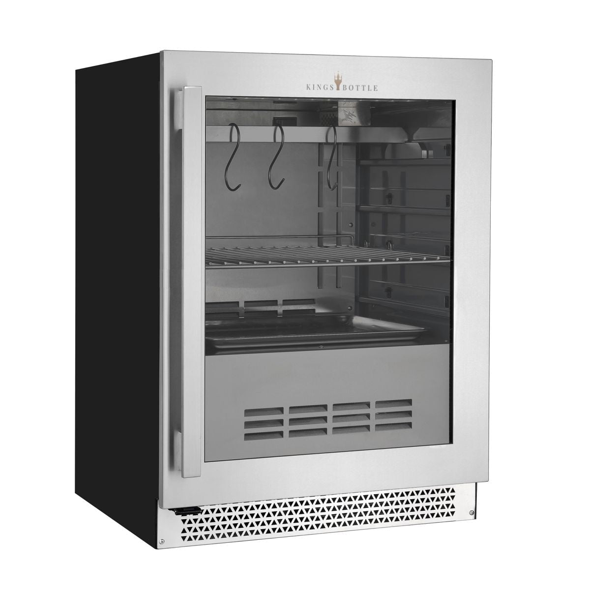 24″ Glass‑Door Meat Aging Fridge (Compact) - The Vitality Estate
