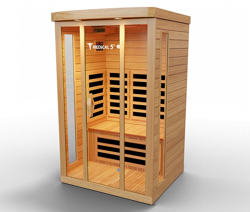 3 Person Home Infrared Sauna | Medical 5™ - The Vitality Estate