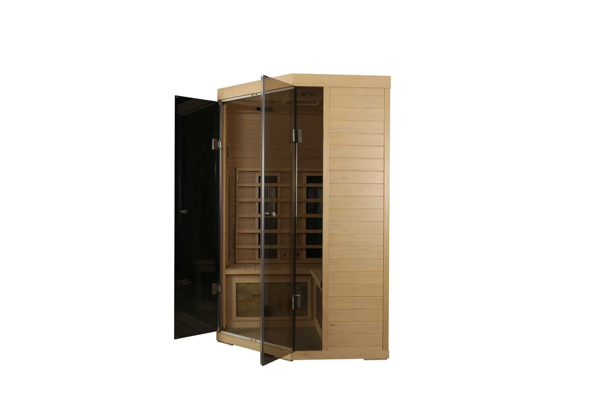 5-Person Hemlock S Model Far-Infrared Sauna - The Vitality Estate