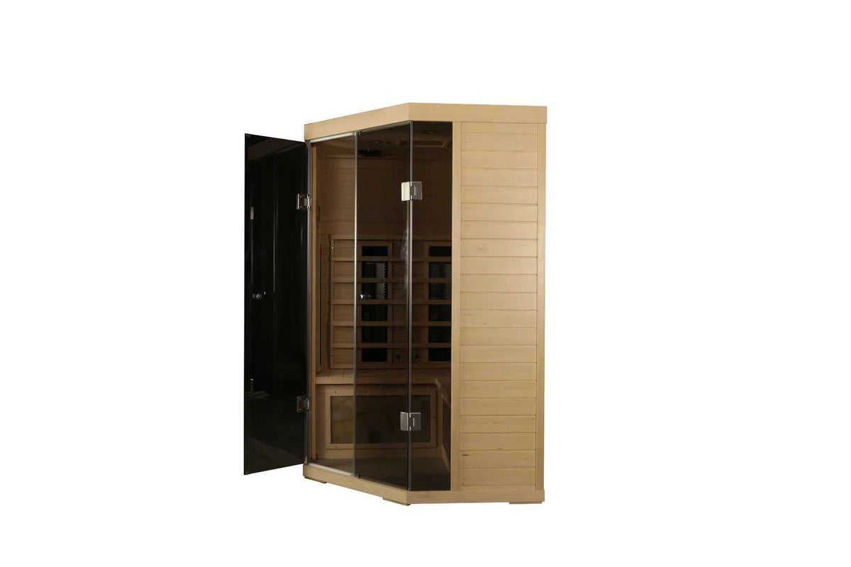 5-Person Hemlock S Model Far-Infrared Sauna - The Vitality Estate