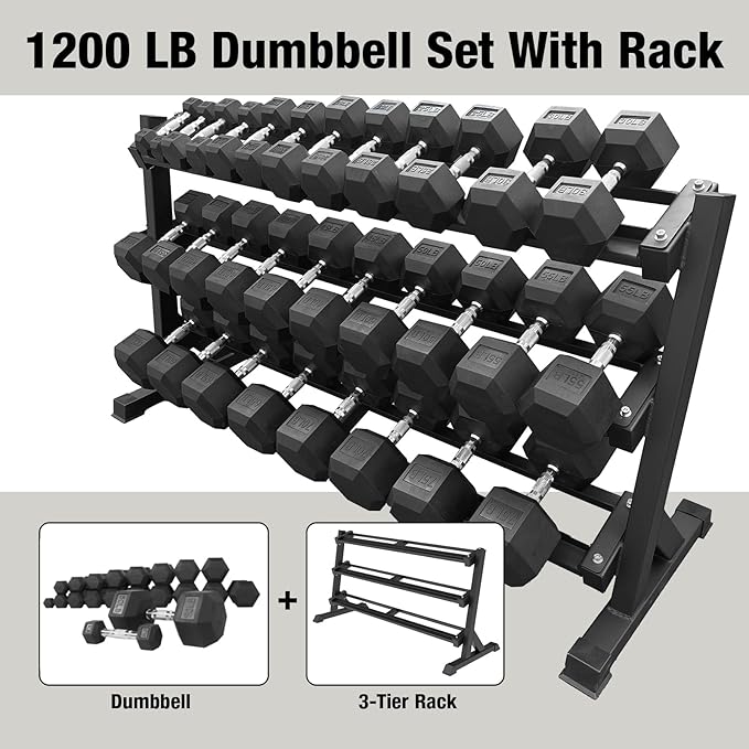 550 lbs 1200lbs 2100 lbs Dumbbells Weight Set, Hex Dumbbell Sets, Gyms Weights Dumbbells Sets, Weight Set for Home Gym, Strength Training, Fitness Center Equipment - The Vitality Estate