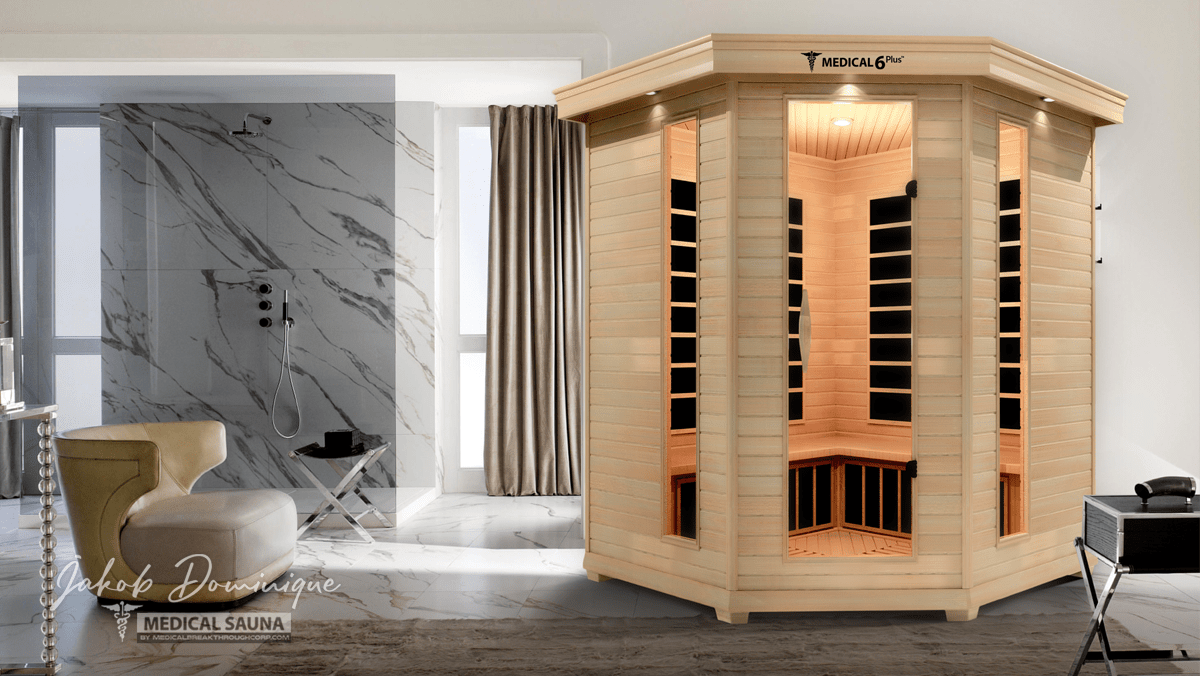 6 Person Indoor Infrared Full Spectrum Sauna | Medical 6 Plus™ - The Vitality Estate