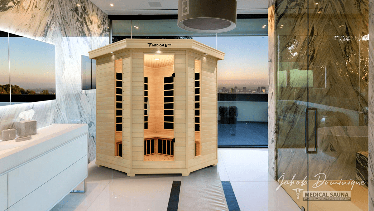 6 Person Indoor Infrared Full Spectrum Sauna | Medical 6 Plus™ - The Vitality Estate