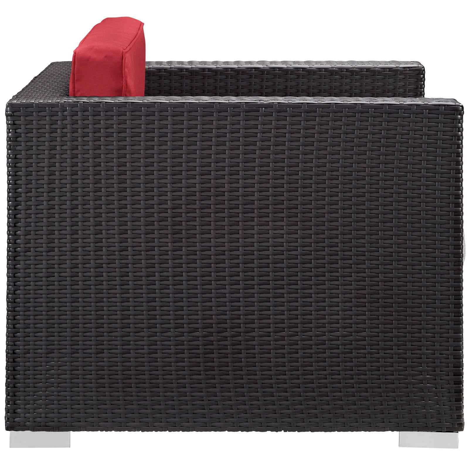 Modway Convene Outdoor Sectional Set - 5-Piece Patio Furniture for Ultimate Comfort