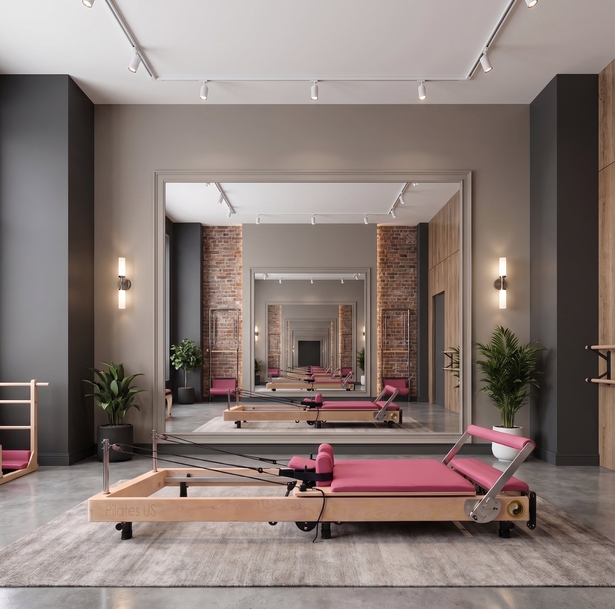 Janet Elite Plus Foldable Pilates Reformer – Studio Grade Luxury Maple Wood Home Pilates Machine - RE016