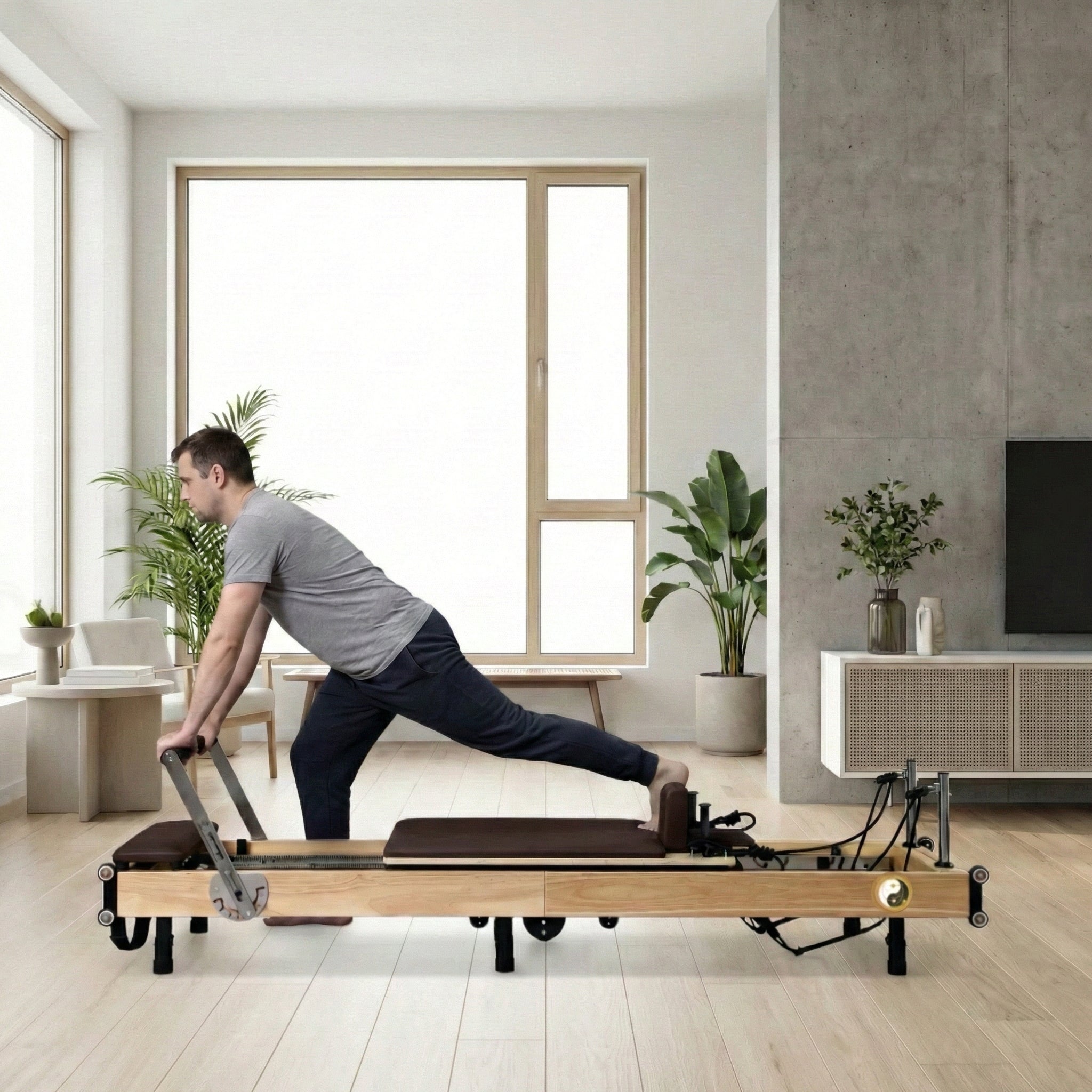 Zous Pro - Foldable Pilates Reformer - RE017 RE020