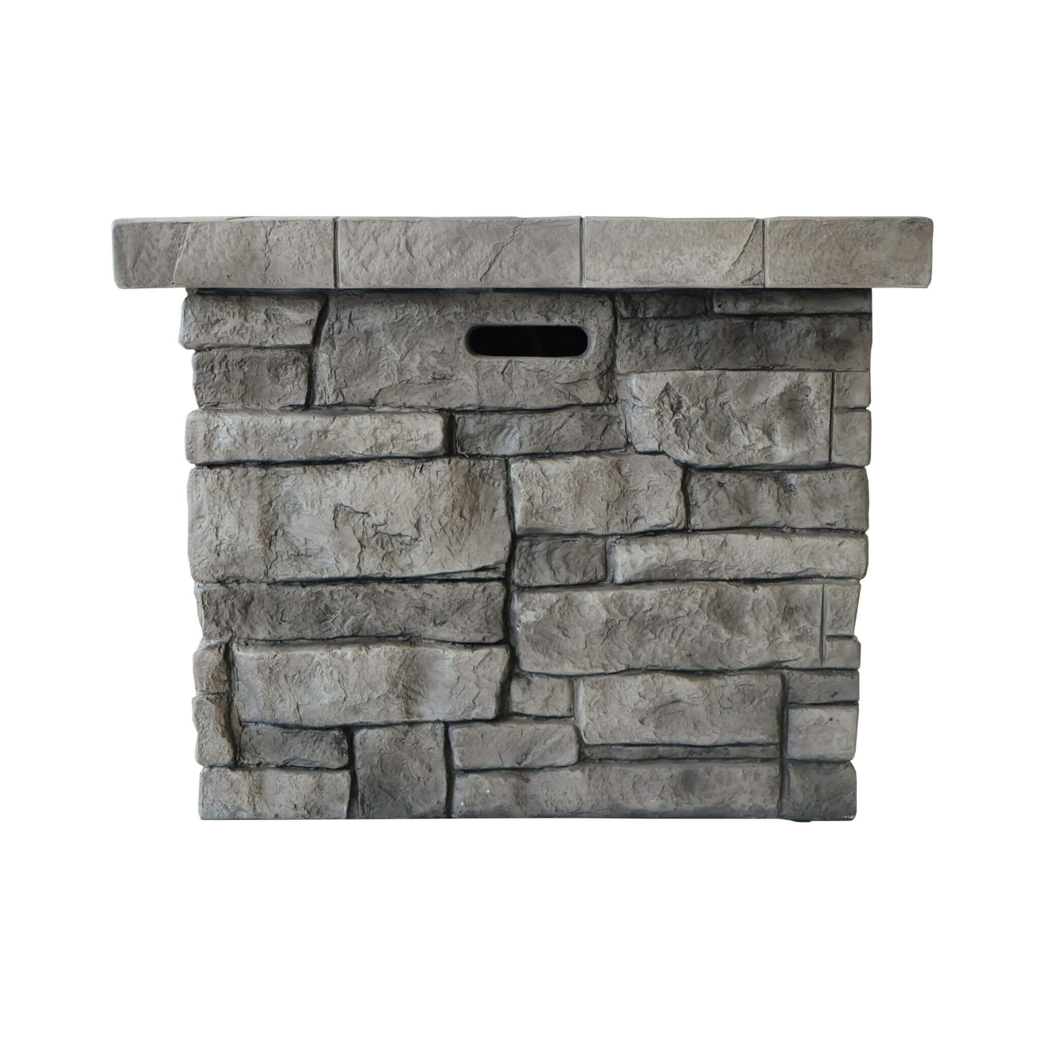 Alora 30-Inch Modern Outdoor 40K BTU Steel Frame Propane Fire Table With Lava Rocks (SAK12756) - The Vitality Estate