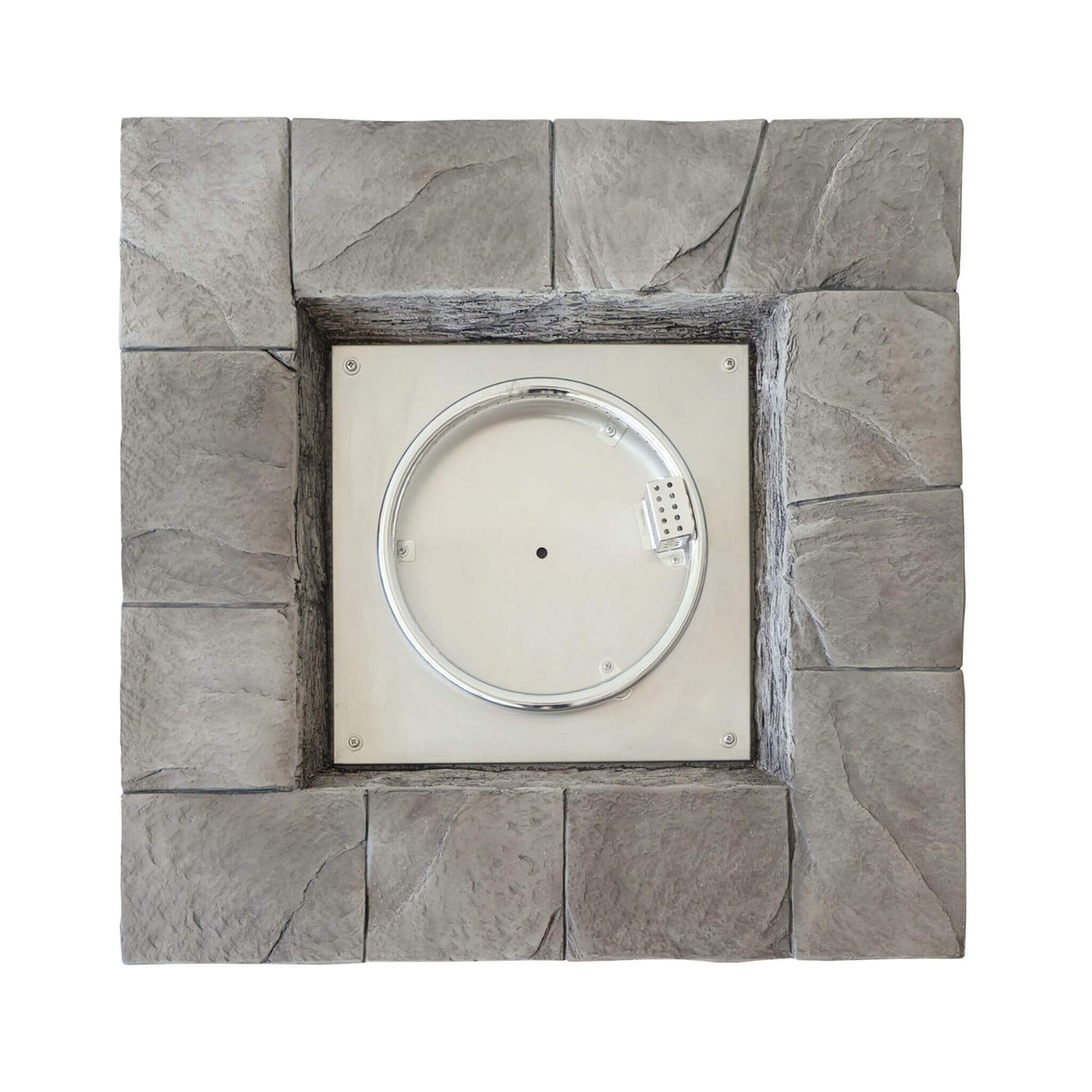 Alora 30-Inch Modern Outdoor 40K BTU Steel Frame Propane Fire Table With Lava Rocks (SAK12756) - The Vitality Estate