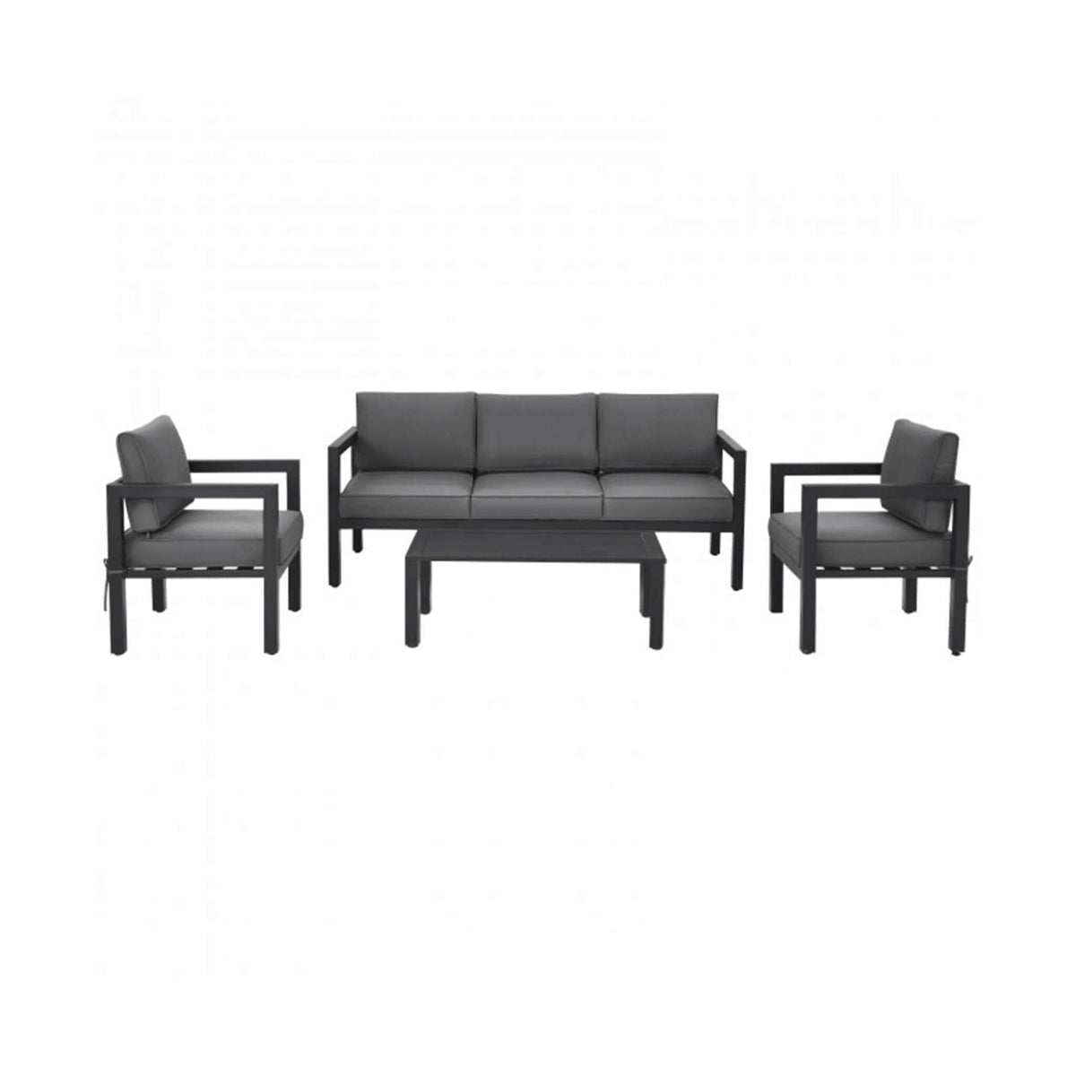 Alora 4-Piece Premium Outdoor Aluminum Furniture Set For Backyard & Poolside (SAK73532) - The Vitality Estate