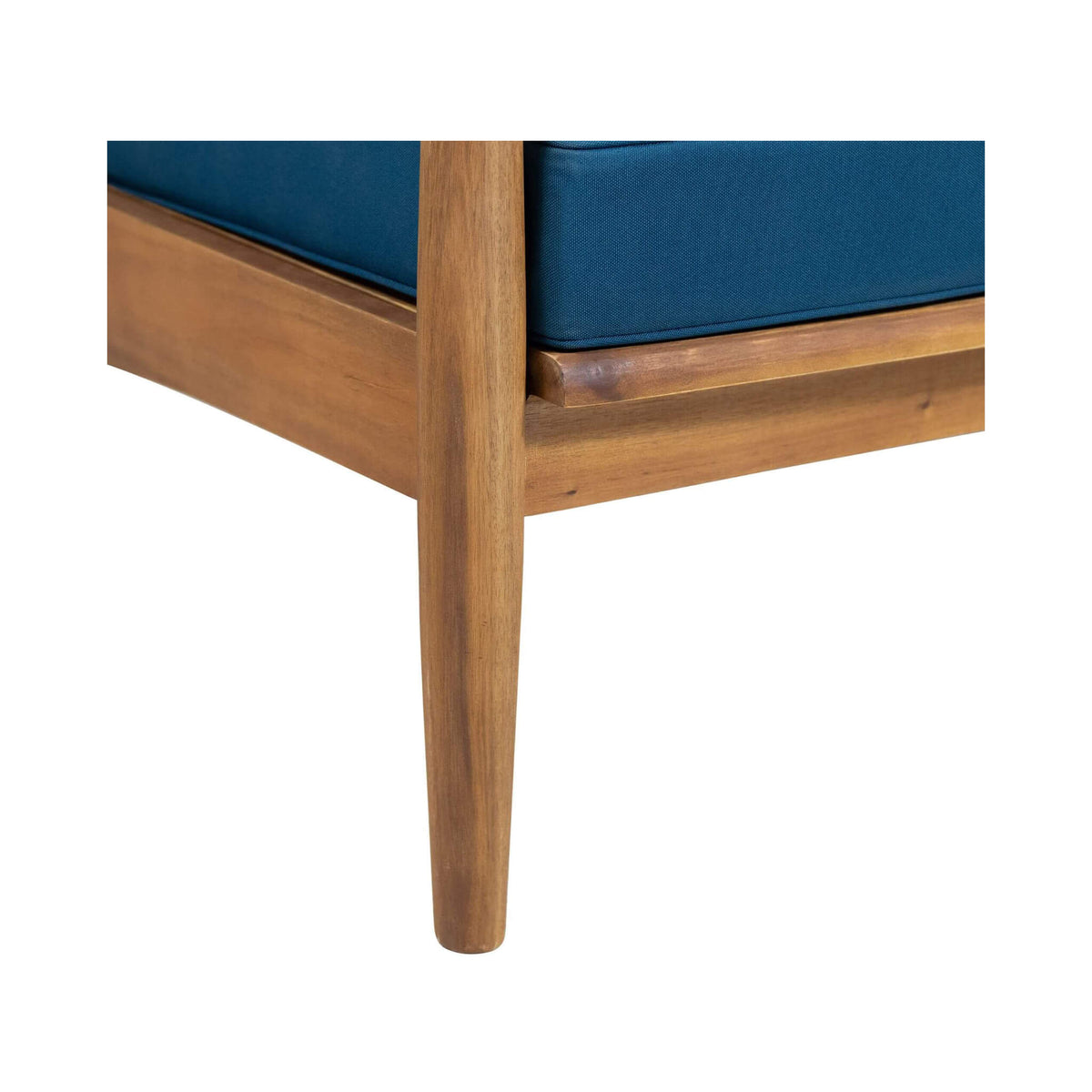 Alora Premium 4-Piece Wooden Outdoor Patio Conversation Seating Set With Cushions (SAK31469) - The Vitality Estate