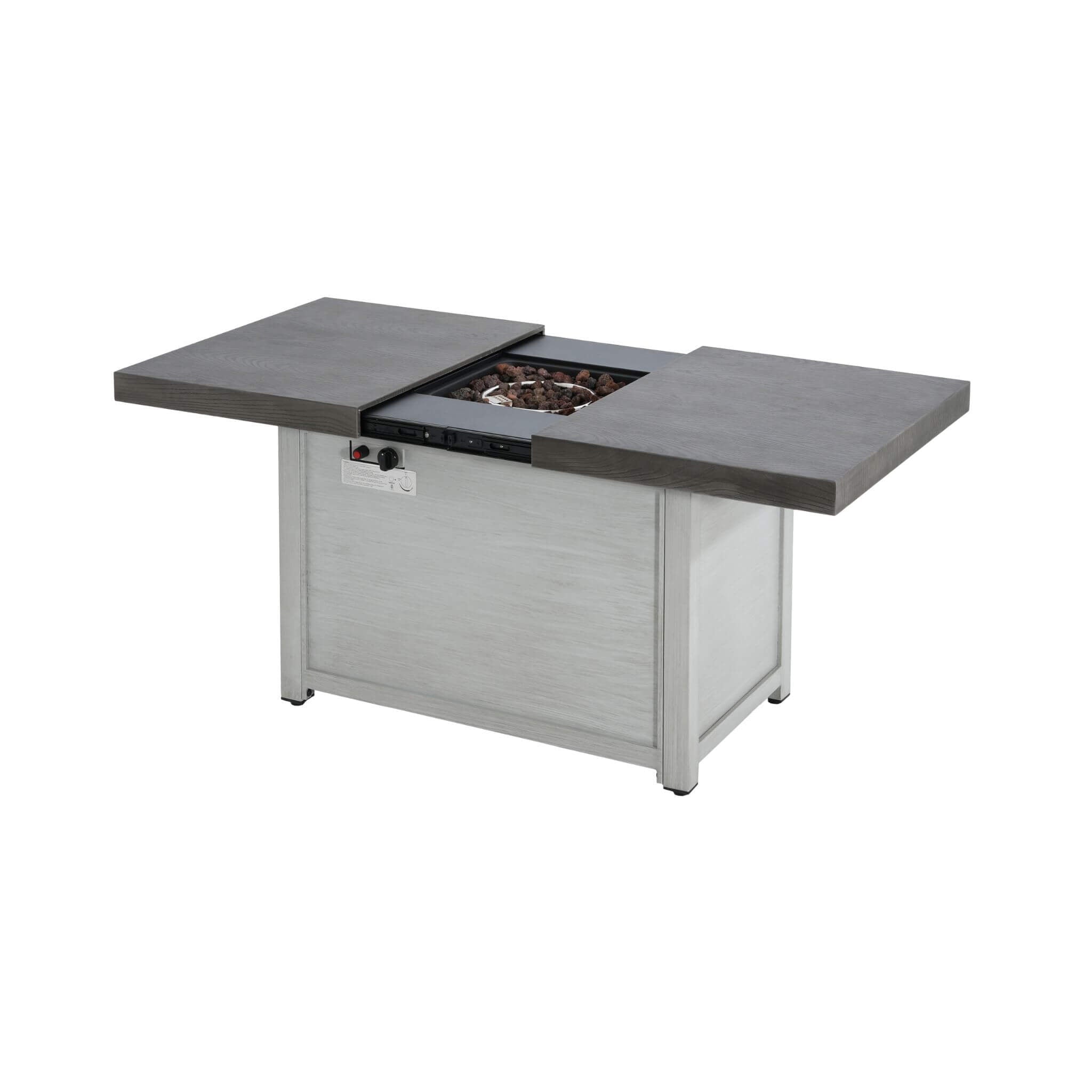 Alora Premium 50K BTU Rectangle Outdoor Aluminum Fire Pit Table (SAK70248) - The Vitality Estate