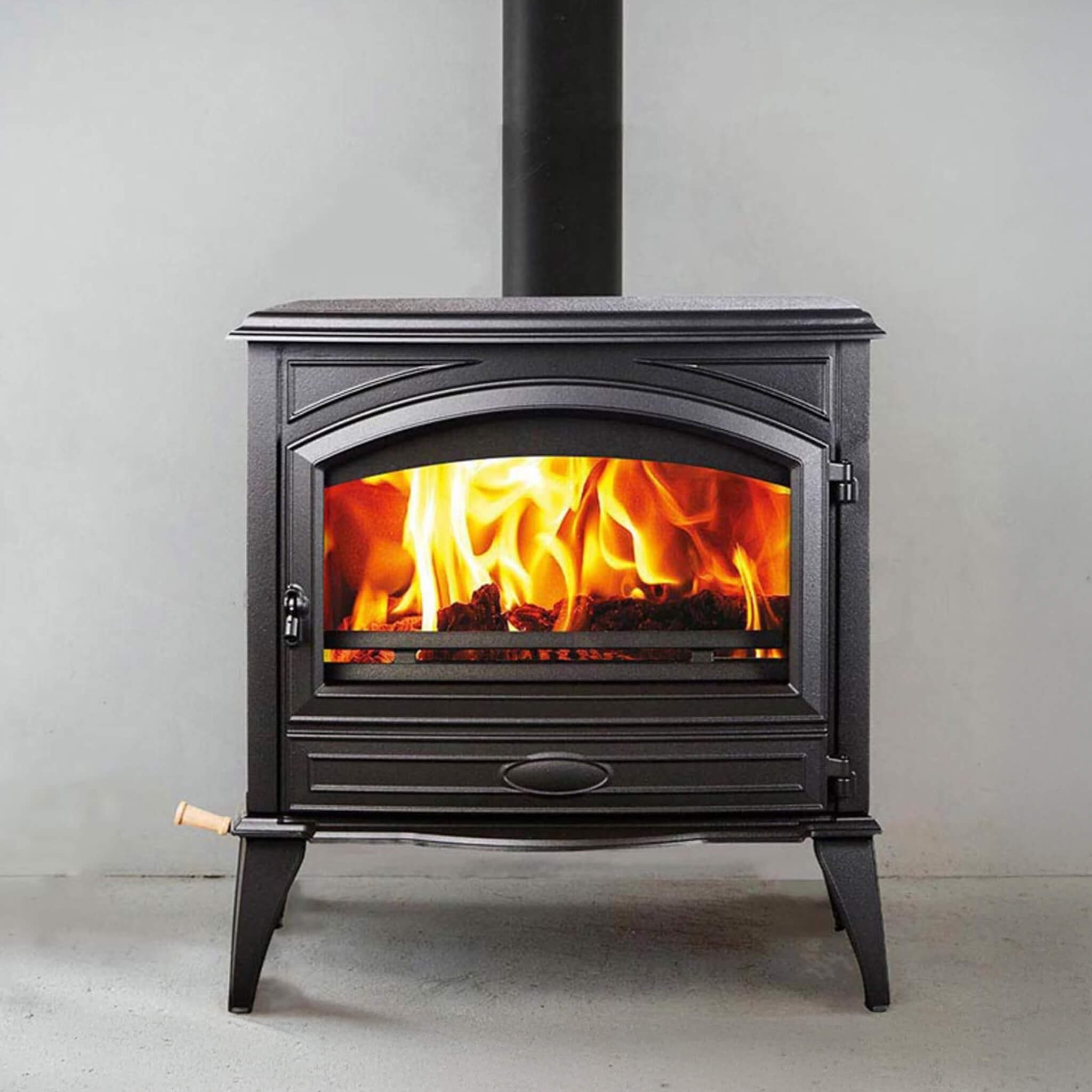 Amantii Lynwood Wood Burning Cast Iron Stove Fireplace [LYNWOOD-W76] (SAK25618) - The Vitality Estate